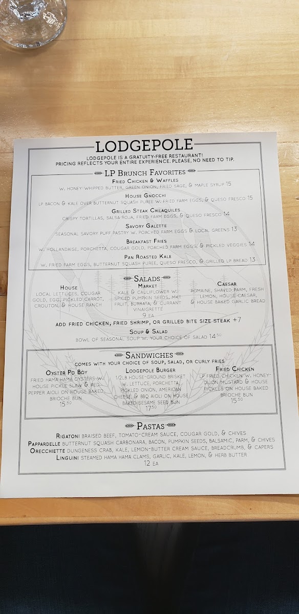 Menu - Lodgepole photo 5