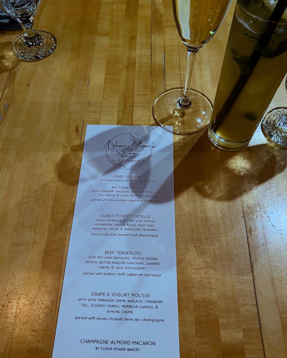 Menu - Lodgepole photo 6